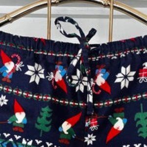 ladies Hanna Anderson Christmas Flannel Pajama Bottoms Size Large